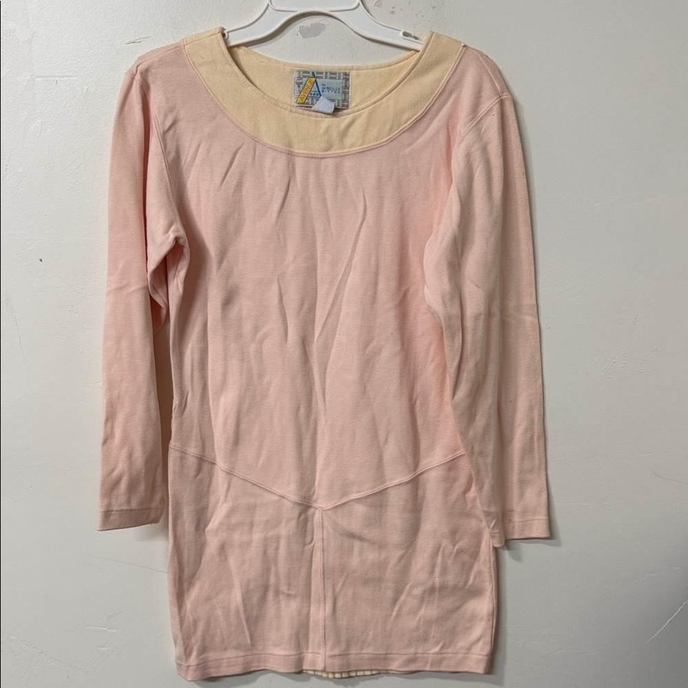 Avenue Pink and Cream Dress 80’s 90’s